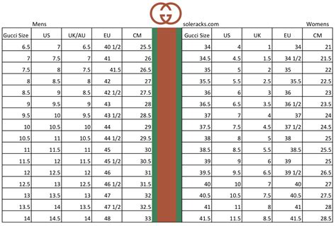 gucci shoe sizes